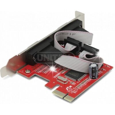 Inny producent Unitek PCI Express karta rozszerzeń, kontroler 2x RS-232 model Y-7504 do PC Inny producent Unitek PCI Express karta rozszerzeń, kontroler 2x RS-232 model Y-7504 do PC