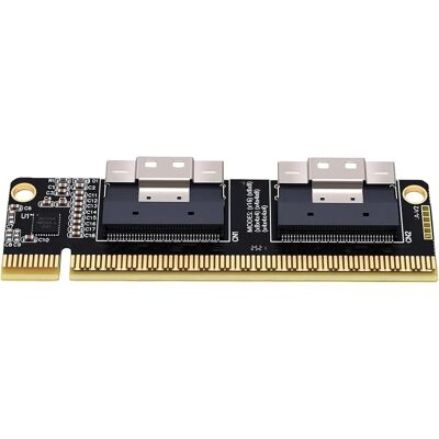 Inny producent Adapter Karty Rozszerzeń Pcie Gen4 X16 Slimsas Dysku Led Inny producent Adapter Karty Rozszerzeń Pcie Gen4 X16 Slimsas Dysku Led