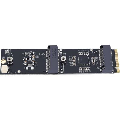 Inny producent Adapter M.2 Pcie Dwie Karty Wielofunkcyjny Przejściówka Modułowa Inny producent Adapter M.2 Pcie Dwie Karty Wielofunkcyjny Przejściówka Modułowa
