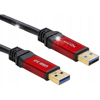 Inny producent Kabel USB3.0 SuperSpeed 5Gb/s A/wtyk-A/wtyk HQ DELOCK 3m Inny producent Kabel USB3.0 SuperSpeed 5Gb/s A/wtyk-A/wtyk HQ DELOCK 3m