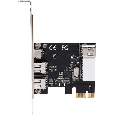 Inny producent Karta Firewire 4 Porty 1394a Pci-E X1 Karta Rozszerzenia Przejściówka Kabel Inny producent Karta Firewire 4 Porty 1394a Pci-E X1 Karta Rozszerzenia Przejściówka Kabel