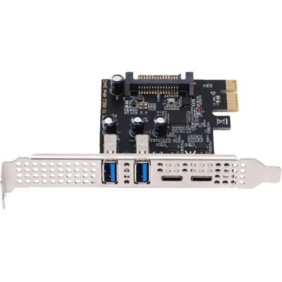 Inny producent Karta Rozszerzeń Dwa Porty Typu C Dwa Usb A Szybki Transfer Danych Inny producent Karta Rozszerzeń Dwa Porty Typu C Dwa Usb A Szybki Transfer Danych