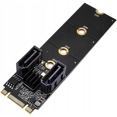 Inny producent Karta Rozszerzeń Dysku Pci Express Sata 3.0 Podwójny Port 6 Gb/s Inny producent Karta Rozszerzeń Dysku Pci Express Sata 3.0 Podwójny Port 6 Gb/s