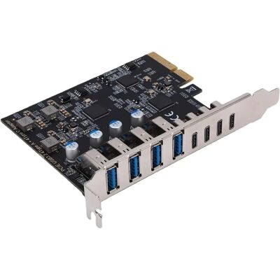 Inny producent Karta Rozszerzeń Pci Express Usb 4 Porty Szybki Transfer Danych Uniwersalna Inny producent Karta Rozszerzeń Pci Express Usb 4 Porty Szybki Transfer Danych Uniwersalna