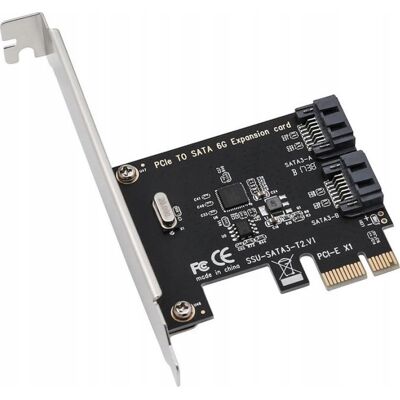 Inny producent Kontroler Adapter Karta PCI-E 1x na 2x SATA 3 Inny producent Kontroler Adapter Karta PCI-E 1x na 2x SATA 3