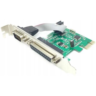 Inny producent Kontroler Adapter PCI-E 1x na LPT DB25 RS232 DB9 Inny producent Kontroler Adapter PCI-E 1x na LPT DB25 RS232 DB9