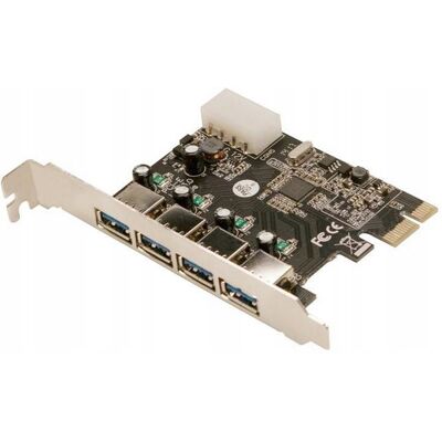 Inny producent Kontroler PCI-Express LogiLink PC0057A 4x USB3.0 Inny producent Kontroler PCI-Express LogiLink PC0057A 4x USB3.0