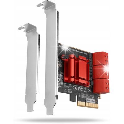 Inny producent PCES-SA6 Kontroler PCIe 6x wewnętrzny port,,& Inny producent PCES-SA6 Kontroler PCIe 6x wewnętrzny port,,&