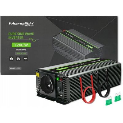 Inny producent Przetwornica Napięcia 24v 230v 600w Czysty Sinus Qoltec Kamper Inny producent Przetwornica Napięcia 24v 230v 600w Czysty Sinus Qoltec Kamper