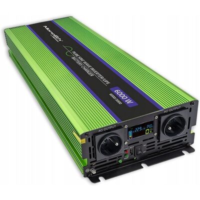 Inny producent Przetwornica Napięcia Qoltec 3000w 12v/230v Ups Czysty Sinus Lcd Ładowanie Inny producent Przetwornica Napięcia Qoltec 3000w 12v/230v Ups Czysty Sinus Lcd Ładowanie