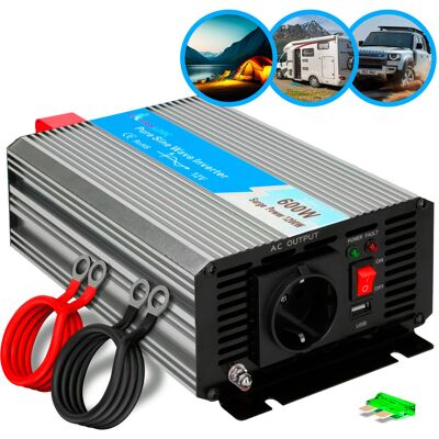 EXTRALINK Przetwornica Napięcia Samochodowa 12v 600w Czysty Sinus Extralik EXTRALINK Przetwornica Napięcia Samochodowa 12v 600w Czysty Sinus Extralik