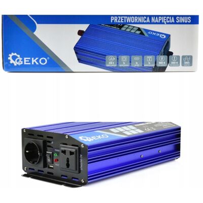 Inny producent Przetwornica Napięcia 24v / 230v 1000/2000w Sinus / Geko Inny producent Przetwornica Napięcia 24v / 230v 1000/2000w Sinus / Geko