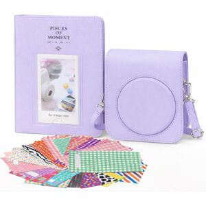 CAIUL Zestaw Akcesoriów do Fujifilm Instax Mini 12, Album Etui Naklejki Fioletowy CAIUL Zestaw Akcesoriów do Fujifilm Instax Mini 12, Album Etui Naklejki Fioletowy