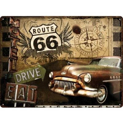 ART 23147 Plakat 30 x 40cm Route 66 Road Tri ART 23147 Plakat 30 x 40cm Route 66 Road Tri