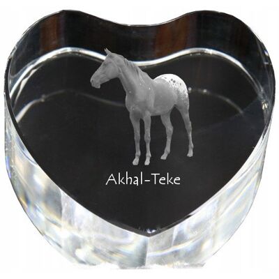 ART Akhal-Teke - Zdjęcie Konia W Krysztale, Kryształowe Serce, Wyjątkowa Ramka ART Akhal-Teke - Zdjęcie Konia W Krysztale, Kryształowe Serce, Wyjątkowa Ramka