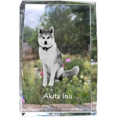 ART Akita, Akita Inu - Kryształ Ze Zdjęciem Psa, Zdjęcie W Szkle, Nowoczesna Ek ART Akita, Akita Inu - Kryształ Ze Zdjęciem Psa, Zdjęcie W Szkle, Nowoczesna Ek