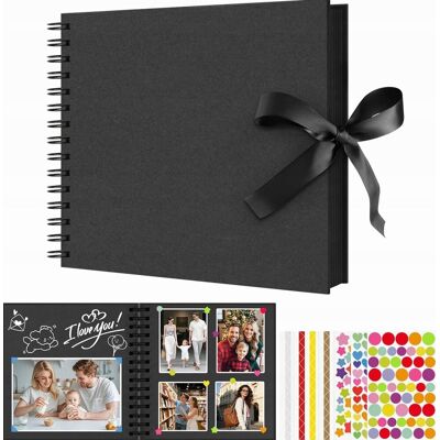 Inny producent ALBUM 20X20CM 80 STRON TWARDA OKŁADKA SPIRALNY PAMIĄTKI ZDJĘCIA DIY Inny producent ALBUM 20X20CM 80 STRON TWARDA OKŁADKA SPIRALNY PAMIĄTKI ZDJĘCIA DIY