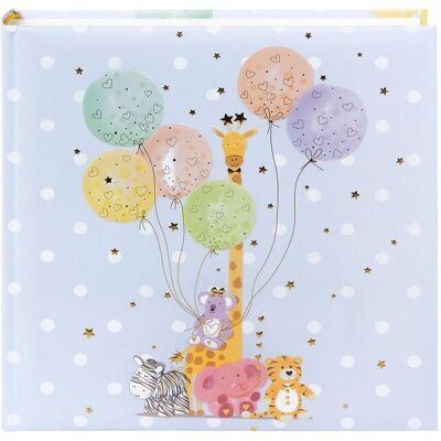 Goldbuch Album dla dziecka House of Turnowsky - Safari z balonikami - 200 zdjęć - 10x15 - prezent na baby shower -urodziny - narodziny - roczek - gender reveal Goldbuch Album dla dziecka House of Turnowsky - Safari z balonikami - 200 zdjęć - 10x15 - prezent na baby shower -urodziny - narodziny - roczek - gender reveal