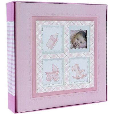 GEDEON Album Dziecięcy 10X15 200 Zdjęć Baby-6 Pink Girl GEDEON Album Dziecięcy 10X15 200 Zdjęć Baby-6 Pink Girl