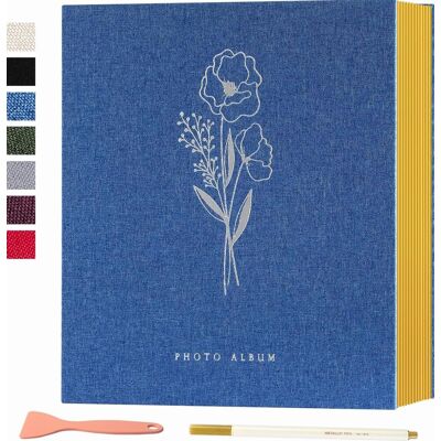 Inny producent Album Fotograficzny 40 Stron Samoprzylepny Len Pamiątki Zdjęcia Diy Inny producent Album Fotograficzny 40 Stron Samoprzylepny Len Pamiątki Zdjęcia Diy