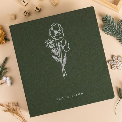 Inny producent ALBUM FOTOGRAFICZNY NA ZDJĘCIA LNIANY 1000 KIESZENI 11,5 x 15 cm ZIELONY XL Inny producent ALBUM FOTOGRAFICZNY NA ZDJĘCIA LNIANY 1000 KIESZENI 11,5 x 15 cm ZIELONY XL