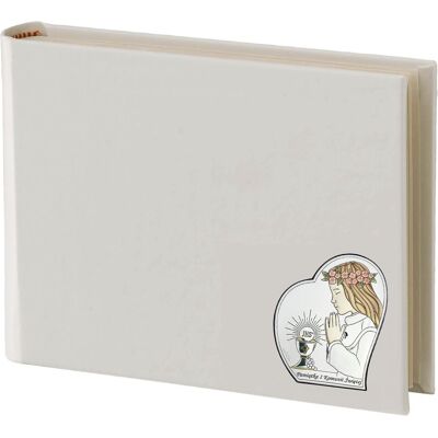 Valenti Album komunijny na zdjęcia do wklejania na 30 zdjęć dla dziewczynki Rozmiar: 15x20 cm SKU: VL53567/1COL Valenti Album komunijny na zdjęcia do wklejania na 30 zdjęć dla dziewczynki Rozmiar: 15x20 cm SKU: VL53567/1COL