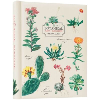 Grupo Erik Album na 120 zdjęć 10x15 cm Botanical Cacti Succulents na zdjęcia wklejane twarda oprawa Grupo Erik Album na 120 zdjęć 10x15 cm Botanical Cacti Succulents na zdjęcia wklejane twarda oprawa