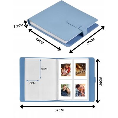 Inny producent ALBUM NA ZDJĘCIA 256x DO Fujifilm INSTAX MINI 12 11 9 8 ALBUM NIEBIESKI Inny producent ALBUM NA ZDJĘCIA 256x DO Fujifilm INSTAX MINI 12 11 9 8 ALBUM NIEBIESKI