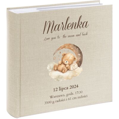Album na zdjęcia dziecka - Goldbuch - 200 zdjęć 10x15 beżowy - Twoj nadruk dużo wzorów dla dziecina lnianej oprawie Album na zdjęcia dziecka - Goldbuch - 200 zdjęć 10x15 beżowy - Twoj nadruk dużo wzorów dla dziecina lnianej oprawie