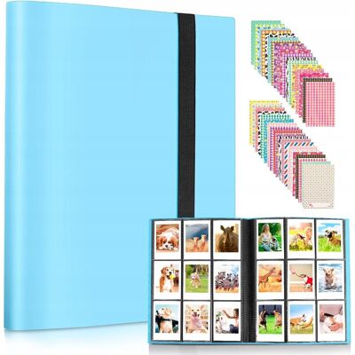 Inny producent ALBUM NA ZDJĘCIA INSTAX MINI 432 KIESZENIE NIEBIESKI FOTOGRAFICZNY Inny producent ALBUM NA ZDJĘCIA INSTAX MINI 432 KIESZENIE NIEBIESKI FOTOGRAFICZNY