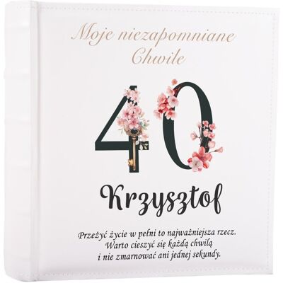 Inny producent Album na zdjęcia prezent na urodziny 500 zdjęć personalizacja nadruk Inny producent Album na zdjęcia prezent na urodziny 500 zdjęć personalizacja nadruk