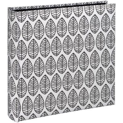 Album na zdjęcia wklejane, Hama Jumbo La Fleur, 100 stron, biało-czarny, czarne kartki, 30x30 cm Album na zdjęcia wklejane, Hama Jumbo La Fleur, 100 stron, biało-czarny, czarne kartki, 30x30 cm