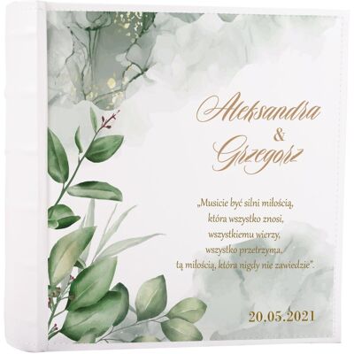 GEDEON Album na zdjęcia wklejane ślubny duży 60 stron czarnych pamiątka ślubu GEDEON Album na zdjęcia wklejane ślubny duży 60 stron czarnych pamiątka ślubu