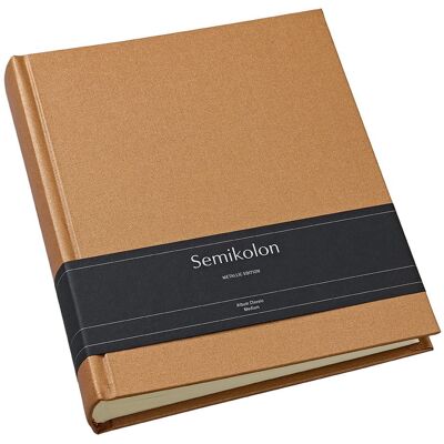 Album Semikolon Classic Medium, kremowe kartki, Urban Bronze Album Semikolon Classic Medium, kremowe kartki, Urban Bronze