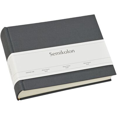 Album Semikolon Classic Small, kremowe kartki, lava stone Album Semikolon Classic Small, kremowe kartki, lava stone