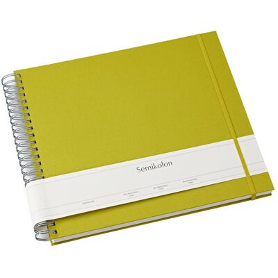 Album Semikolon Maxi Mucho, kremowe kartki, matcha Album Semikolon Maxi Mucho, kremowe kartki, matcha