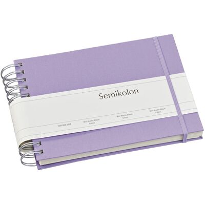Album Semikolon Mini Mucho kremowe kartki, lilac silk Album Semikolon Mini Mucho kremowe kartki, lilac silk