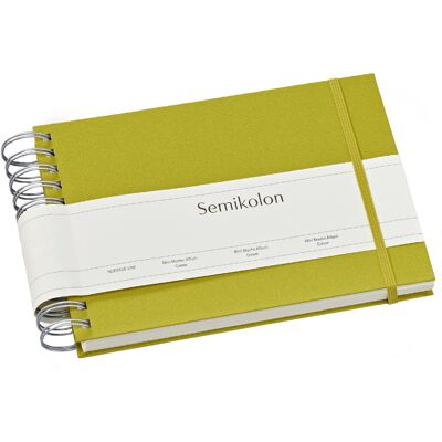 Album Semikolon Mini Mucho kremowe kartki, matcha Album Semikolon Mini Mucho kremowe kartki, matcha