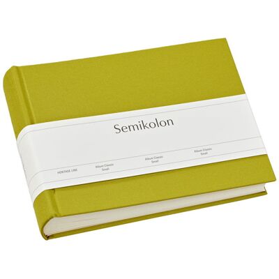 Album Semikolon Small, kremowe kartki, matcha Album Semikolon Small, kremowe kartki, matcha
