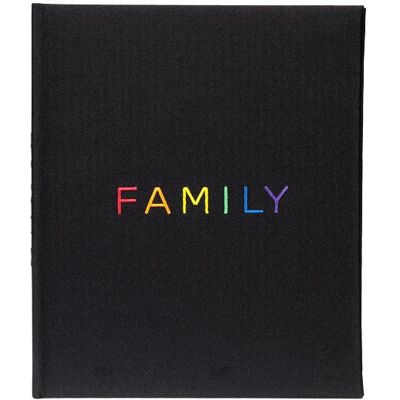 GEDEON Album tradycyjny z pergaminem FAMILY czarne strony 40 stron czarny GEDEON Album tradycyjny z pergaminem FAMILY czarne strony 40 stron czarny