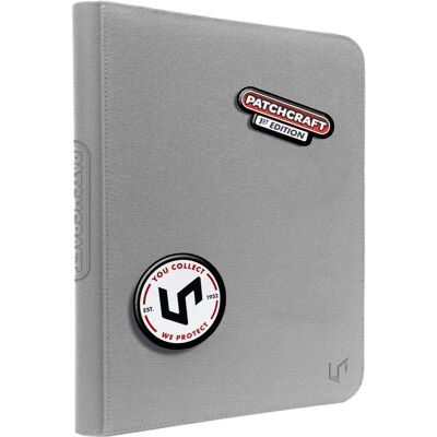 Ultra-Pro Album Ultra Pro: Patchcraft - Zippered 9-Pocket PRO-Binder - Szary Ultra-Pro Album Ultra Pro: Patchcraft - Zippered 9-Pocket PRO-Binder - Szary