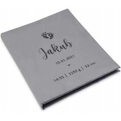 Artiprint Album Welurowy Chrzest Urodziny Roczek 300 Zdjęć Kieszeniowy Personalizacja Artiprint Album Welurowy Chrzest Urodziny Roczek 300 Zdjęć Kieszeniowy Personalizacja