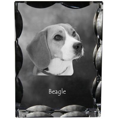 ART Beagle - Kryształ Ze Zdjęciem Psa, Szklana Statuetka Ze Zdjęciem, Wyjątkowa ART Beagle - Kryształ Ze Zdjęciem Psa, Szklana Statuetka Ze Zdjęciem, Wyjątkowa