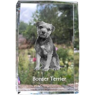 ART Border Terrier - Kryształ Ze Zdjęciem Psa, Zdjęcie W Szkle, Nowoczesna Eksp ART Border Terrier - Kryształ Ze Zdjęciem Psa, Zdjęcie W Szkle, Nowoczesna Eksp