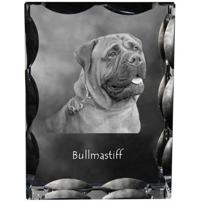 Bullmastiff, Bulmastif - kryształ ze zdjęciem psa, szklana statuetka ze zdjęciem, wyjątkowa ramka ze zdjęciem marki Art-Dog Bullmastiff, Bulmastif - kryształ ze zdjęciem psa, szklana statuetka ze zdjęciem, wyjątkowa ramka ze zdjęciem marki Art-Dog