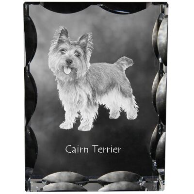 Cairn Terrier - kryształ ze zdjęciem psa, szklana statuetka ze zdjęciem, wyjątkowa ramka ze zdjęciem marki Art-Dog Cairn Terrier - kryształ ze zdjęciem psa, szklana statuetka ze zdjęciem, wyjątkowa ramka ze zdjęciem marki Art-Dog