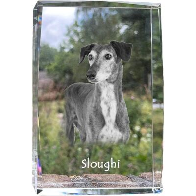 Chart perski, Saluki - kryształ ze zdjęciem psa, zdjęcie w szkle, nowoczesna ekspozycja zdjęcia marki Art-Dog Chart perski, Saluki - kryształ ze zdjęciem psa, zdjęcie w szkle, nowoczesna ekspozycja zdjęcia marki Art-Dog