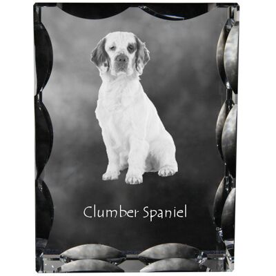 Clumber Spaniel - kryształ ze zdjęciem psa, szklana statuetka ze zdjęciem, wyjątkowa ramka ze zdjęciem marki Art-Dog Clumber Spaniel - kryształ ze zdjęciem psa, szklana statuetka ze zdjęciem, wyjątkowa ramka ze zdjęciem marki Art-Dog