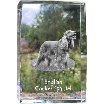 ART Cocker Spaniel Angielski - Kryształ Ze Zdjęciem Psa, Zdjęcie W Szkle, Nowoc ART Cocker Spaniel Angielski - Kryształ Ze Zdjęciem Psa, Zdjęcie W Szkle, Nowoc