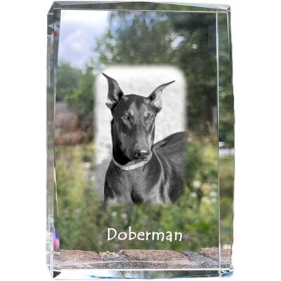 Doberman, Dobermann - kryształ ze zdjęciem psa, zdjęcie w szkle, nowoczesna ekspozycja zdjęcia marki Art-Dog Doberman, Dobermann - kryształ ze zdjęciem psa, zdjęcie w szkle, nowoczesna ekspozycja zdjęcia marki Art-Dog
